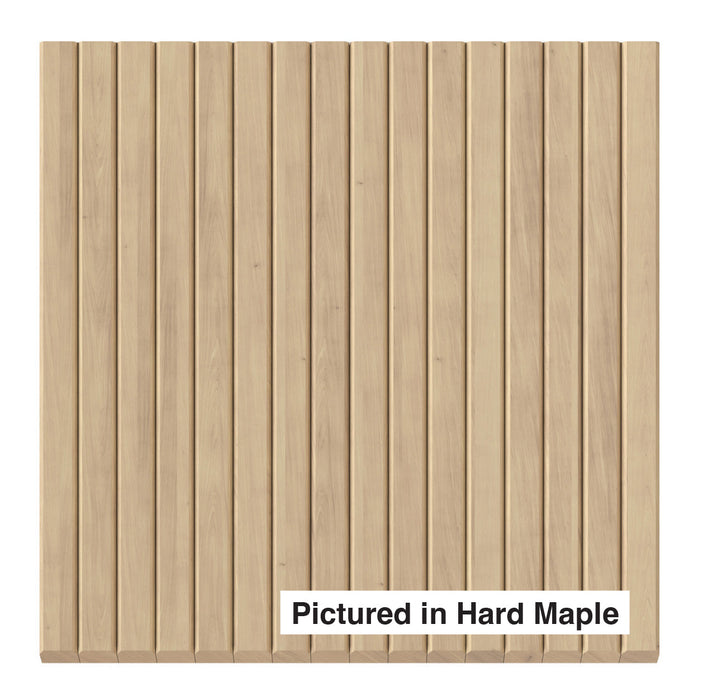 3/4″ Bevel Slat Tambour Tambour White River Hardwoods 12"W x 48"L - Flexible Hard Maple