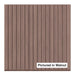 3/4″ Bevel Slat Tambour Tambour White River Hardwoods 12"W x 48"L - Flexible Walnut