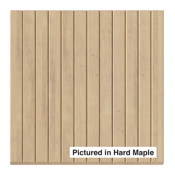 1″ Bevel Slat Tambour – Thin Tambour White River Hardwoods 12"W x 48"L - Flexible Hard Maple