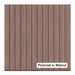 1″ Bevel Slat Tambour – Thin Tambour White River Hardwoods 12"W x 48"L - Flexible Walnut