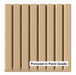 1-1/2″ Bevel Slat Tambour - Thick Tambour White River Hardwoods 12"W x 48"L - Flexible Paint Grade
