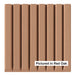 1-1/2″ Bevel Slat Tambour - Thick Tambour White River Hardwoods 12"W x 48"L - Flexible Red Oak