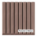 1-1/2″ Bevel Slat Tambour - Thick Tambour White River Hardwoods 12"W x 48"L - Flexible Walnut