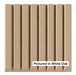 1-1/2″ Bevel Slat Tambour - Thick Tambour White River Hardwoods 12"W x 48"L - Flexible White Oak