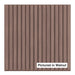 1/2" Square Tambour Tambour White River Hardwoods 12"W x 48"L - Flexible Walnut