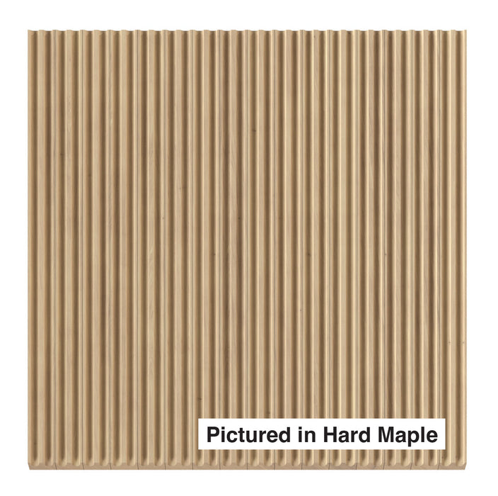 1/4" Double Cove-Cut Flexible Tambour Tambour White River Hardwoods 12"W x 48"L - Flexible Hard Maple