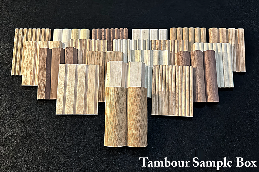 1/2″ Double Bead Tambour Tambour White River Hardwoods   