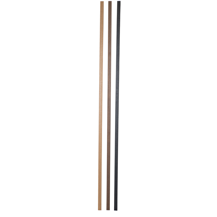 Silver Gray Oak Acoustic Panel, Varnished 1" Wide Slats - Harmony Series - Sold 2 Panels Per Carton Acoustic Slat Panel White River Hardwoods   