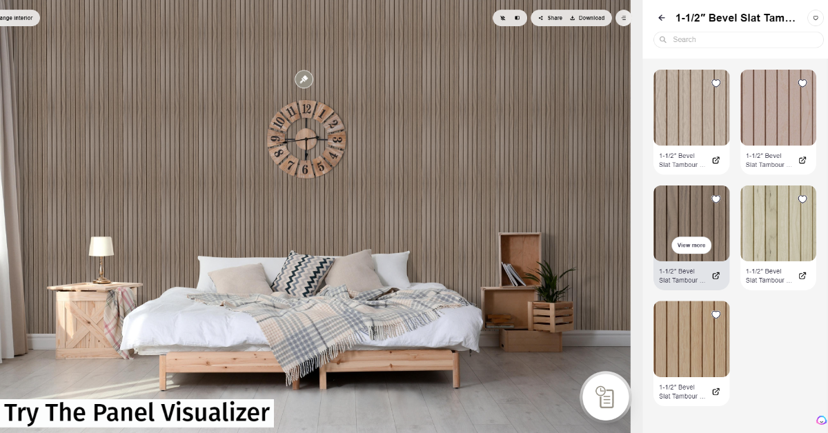 1/2″ Double Bead Tambour Tambour White River Hardwoods   