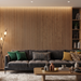 Natural White Oak Acoustic Panel, Varnished - (1-1/2" Wide Slats) - Sold 2 Panels Per Carton Acoustic Slat Panel White River Hardwoods