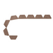 1-1/2″ Bevel Slat Tambour - Thick - Usually Ships in 7-10 Business Days Tambour White River Hardwoods   